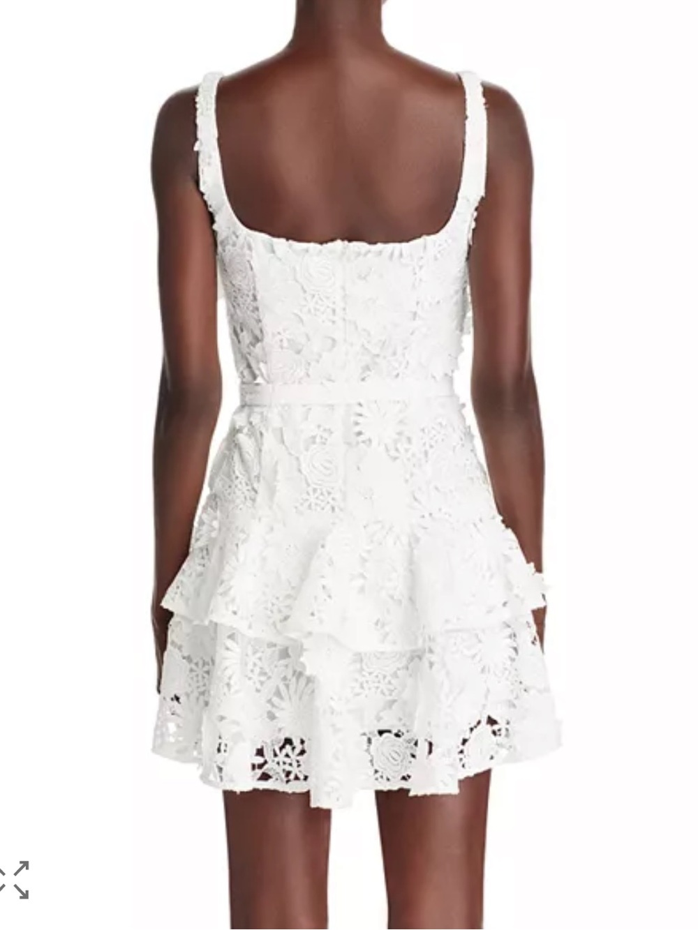 Generation love Lisette 3D Guipure Lace Mini dress womens size large NWT - Picture 2 of 16